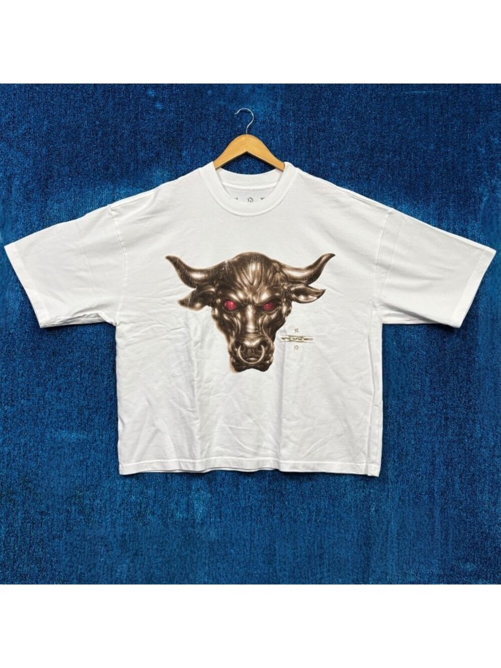 WWE x XO The Weeknd Peoples Champion Brahma Bull Baggy Tee L